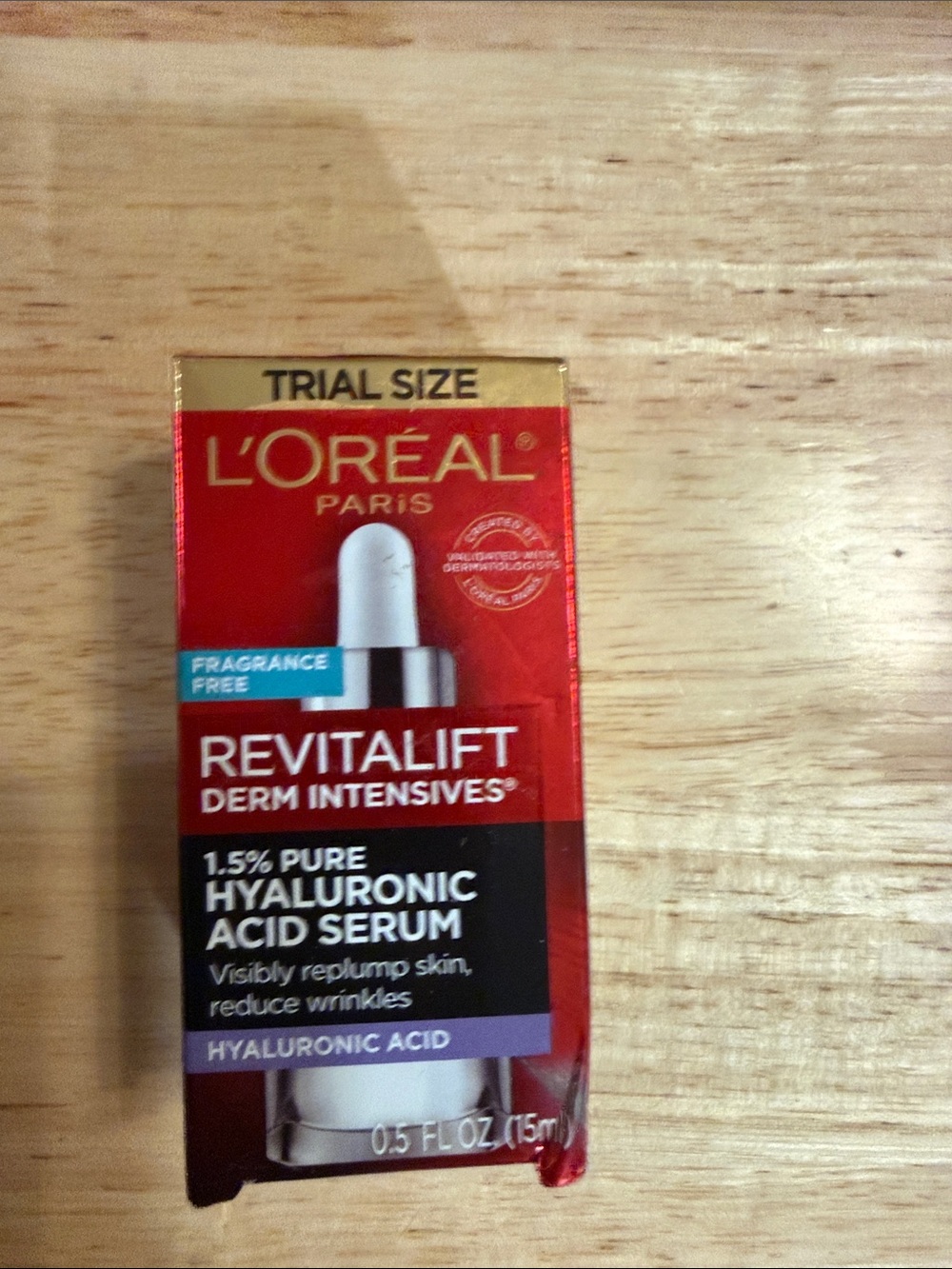 L'Oreal Revitalift Derm Intensives Serum - Red and Gold Packaging